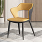 Metal Modern Indoor Side Chair with Arms Matte Finish Open Back Dining Chair Yellow 1 Piece Clearhalo 'Dining Chairs' 'Dining Tables & Seating' 'dining_chair' 'furn' 'furn_dining_chair' 'Furniture' 'Kitchen & Dining Furniture' 5170428
