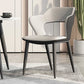Metal Modern Indoor Side Chair with Arms Matte Finish Open Back Dining Chair Clearhalo 'Dining Chairs' 'Dining Tables & Seating' 'dining_chair' 'furn' 'furn_dining_chair' 'Furniture' 'Kitchen & Dining Furniture' 5170436