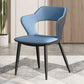 Metal Modern Indoor Side Chair with Arms Matte Finish Open Back Dining Chair Light Blue 1 Piece Clearhalo 'Dining Chairs' 'Dining Tables & Seating' 'dining_chair' 'furn' 'furn_dining_chair' 'Furniture' 'Kitchen & Dining Furniture' 5170442