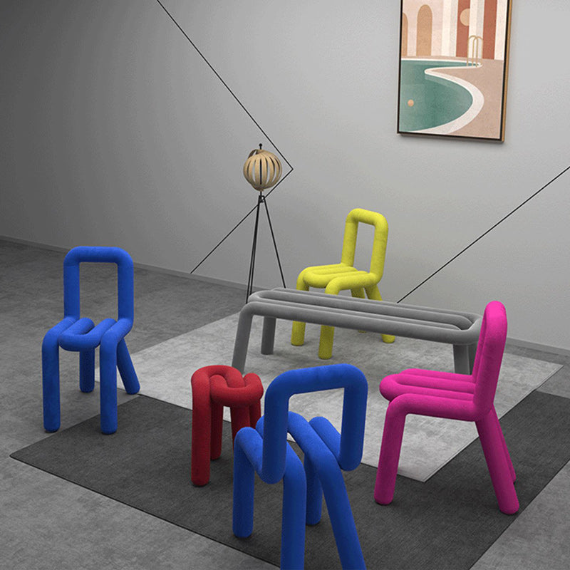 Contemporary Style Side Chair Open Back Dining Chair for Indoor Clearhalo 'Dining Chairs' 'Dining Tables & Seating' 'dining_chair' 'furn' 'furn_dining_chair' 'Furniture' 'Kitchen & Dining Furniture' 5170465