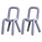 Contemporary Style Side Chair Open Back Dining Chair for Indoor Grey 2 Piece Set Clearhalo 'Dining Chairs' 'Dining Tables & Seating' 'dining_chair' 'furn' 'furn_dining_chair' 'Furniture' 'Kitchen & Dining Furniture' 5170466