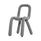 Contemporary Style Side Chair Open Back Dining Chair for Indoor Dark Gray 1 Piece Clearhalo 'Dining Chairs' 'Dining Tables & Seating' 'dining_chair' 'furn' 'furn_dining_chair' 'Furniture' 'Kitchen & Dining Furniture' 5170471