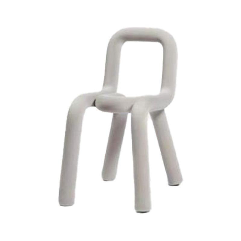 Contemporary Style Side Chair Open Back Dining Chair for Indoor Light Gray 1 Piece Clearhalo 'Dining Chairs' 'Dining Tables & Seating' 'dining_chair' 'furn' 'furn_dining_chair' 'Furniture' 'Kitchen & Dining Furniture' 5170476