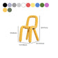 Contemporary Style Side Chair Open Back Dining Chair for Indoor Clearhalo 'Dining Chairs' 'Dining Tables & Seating' 'dining_chair' 'furn' 'furn_dining_chair' 'Furniture' 'Kitchen & Dining Furniture' 5170504