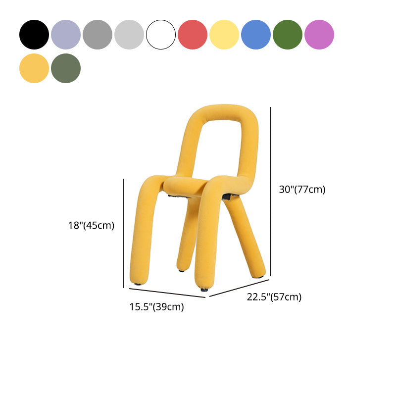 Contemporary Style Side Chair Open Back Dining Chair for Indoor Clearhalo 'Dining Chairs' 'Dining Tables & Seating' 'dining_chair' 'furn' 'furn_dining_chair' 'Furniture' 'Kitchen & Dining Furniture' 5170504