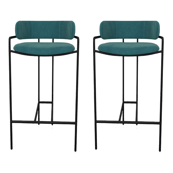 Industrial 1/2/3 Pieces Sintered Stone Bar Table Set Rectangular Counter Set Blue 26"H Stools (Set of 2) Clearhalo 'Bar Furniture' 'furn' 'furn_home_bar_bar_sets' 'Furniture' 'Home Bars & Bar Sets' 'home_bar_bar_sets' 'Kitchen & Dining Furniture' 5170698