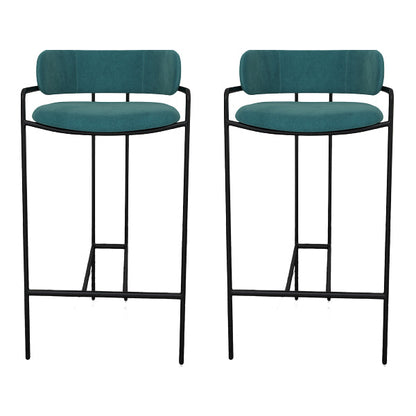 Industrial 1/2/3 Pieces Sintered Stone Bar Table Set Rectangular Counter Set Blue 26"H Stools (Set of 2) Clearhalo 'Bar Furniture' 'furn' 'furn_home_bar_bar_sets' 'Furniture' 'Home Bars & Bar Sets' 'home_bar_bar_sets' 'Kitchen & Dining Furniture' 5170698