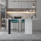 Industrial 1/2/3 Pieces Sintered Stone Bar Table Set Rectangular Counter Set Clearhalo 'Bar Furniture' 'furn' 'furn_home_bar_bar_sets' 'Furniture' 'Home Bars & Bar Sets' 'home_bar_bar_sets' 'Kitchen & Dining Furniture' 5170699