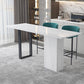 Industrial 1/2/3 Pieces Sintered Stone Bar Table Set Rectangular Counter Set 3 Pieces: Table, 2 Chairs Clearhalo 'Bar Furniture' 'furn' 'furn_home_bar_bar_sets' 'Furniture' 'Home Bars & Bar Sets' 'home_bar_bar_sets' 'Kitchen & Dining Furniture' 5170700