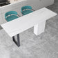 Industrial 1/2/3 Pieces Sintered Stone Bar Table Set Rectangular Counter Set Clearhalo 'Bar Furniture' 'furn' 'furn_home_bar_bar_sets' 'Furniture' 'Home Bars & Bar Sets' 'home_bar_bar_sets' 'Kitchen & Dining Furniture' 5170701