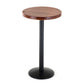 1/2/3 Pieces Industrial Solid Wood Bar Table Set Round Bistro Set for Dining Room Brown 22"L x 22"W Clearhalo 'Bar Furniture' 'furn' 'furn_home_bar_bar_sets' 'Furniture' 'Home Bars & Bar Sets' 'home_bar_bar_sets' 'Kitchen & Dining Furniture' 5170740