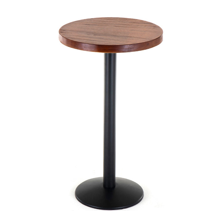 1/2/3 Pieces Industrial Solid Wood Bar Table Set Round Bistro Set for Dining Room Brown 22"L x 22"W Clearhalo 'Bar Furniture' 'furn' 'furn_home_bar_bar_sets' 'Furniture' 'Home Bars & Bar Sets' 'home_bar_bar_sets' 'Kitchen & Dining Furniture' 5170740