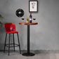 1/2/3 Pieces Industrial Solid Wood Bar Table Set Round Bistro Set for Dining Room 2 Pieces: Table, 1 Chair Clearhalo 'Bar Furniture' 'furn' 'furn_home_bar_bar_sets' 'Furniture' 'Home Bars & Bar Sets' 'home_bar_bar_sets' 'Kitchen & Dining Furniture' 5170745