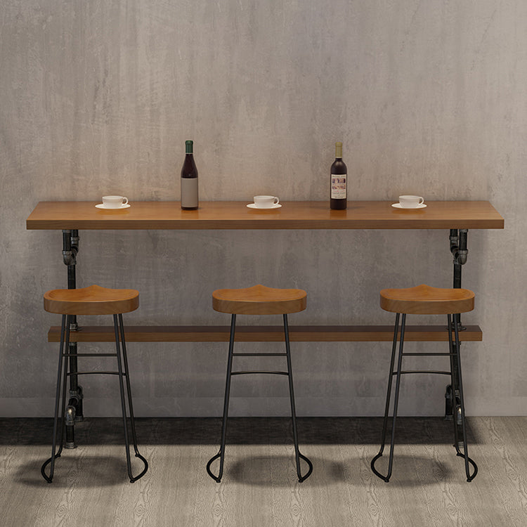 Moderna 1/2/4/7 piezas Mesa de mesa de pubs de madera maciza