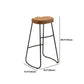 1/4 Pieces Industrial Iron Bar Table Set Rectangle Pine Wood Bistro Set with Footrest Clearhalo 'Bar Furniture' 'furn' 'furn_home_bar_bar_sets' 'Furniture' 'Home Bars & Bar Sets' 'home_bar_bar_sets' 'Kitchen & Dining Furniture' 5170849