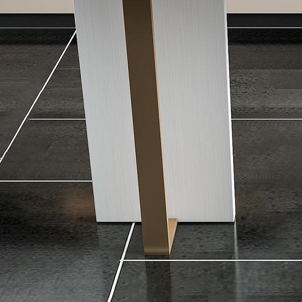 Glam 1/2/5 pezzi Sinterizzato tavolo da bar in pietra set rettangolare set per sala da pranzo