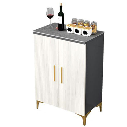 Server in stile glam Sinterato Sinted Stone Server con porta per soggiorno
