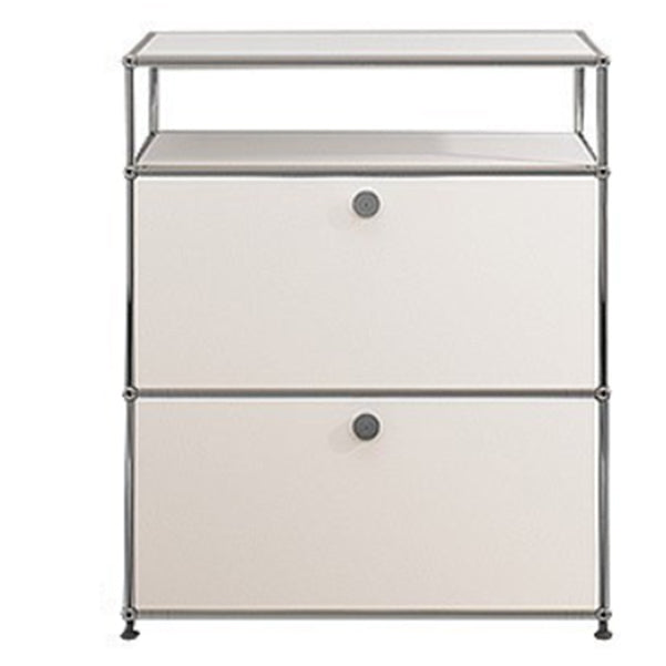 Siete board in metallo moderno in metallo bianco sideboard per soggiorno per soggiorno