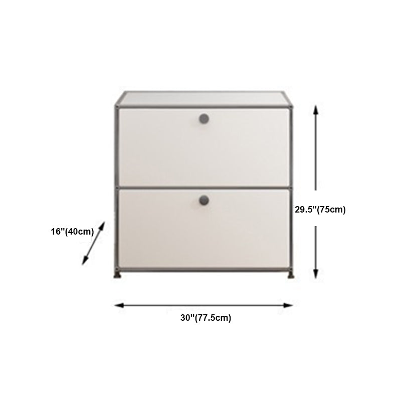 Siete board in metallo moderno in metallo bianco sideboard per soggiorno per soggiorno
