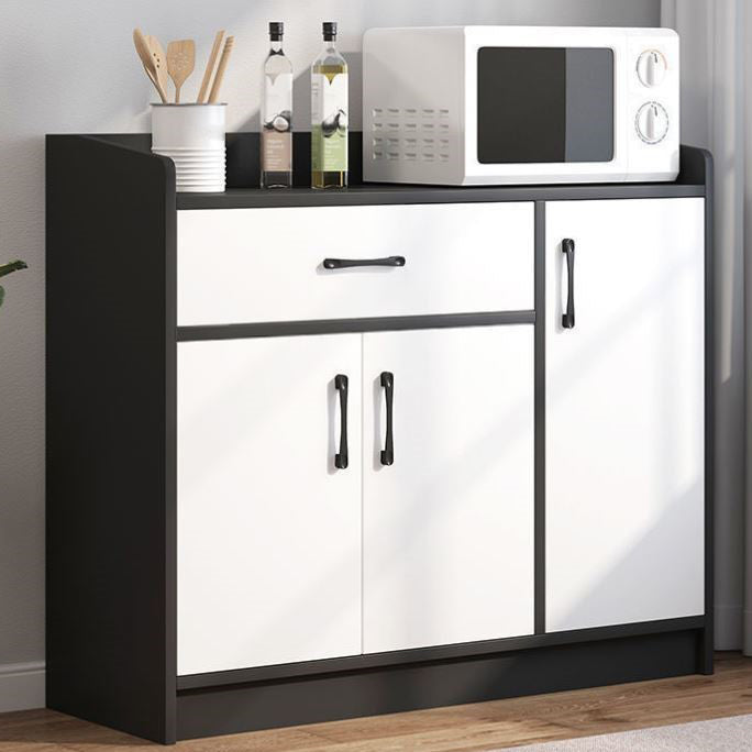 Sideboard del pavimento in legno moderno mobile rettangolo moderno per la casa