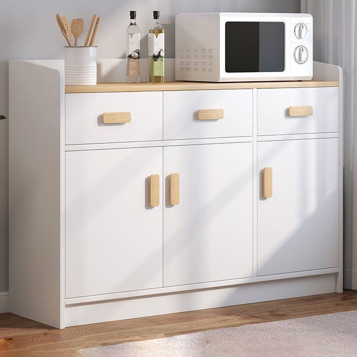 Sideboard del pavimento in legno moderno mobile rettangolo moderno per la casa