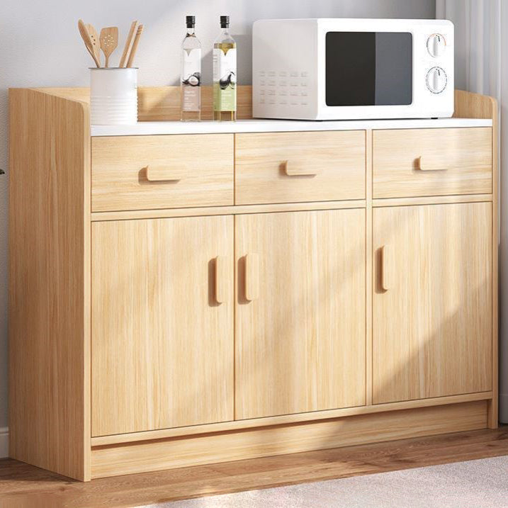 Sideboard del pavimento in legno moderno mobile rettangolo moderno per la casa