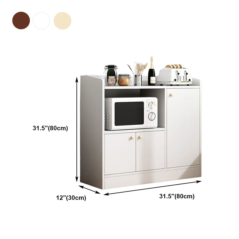 Sideboard del pavimento in legno moderno mobile rettangolo moderno per la casa