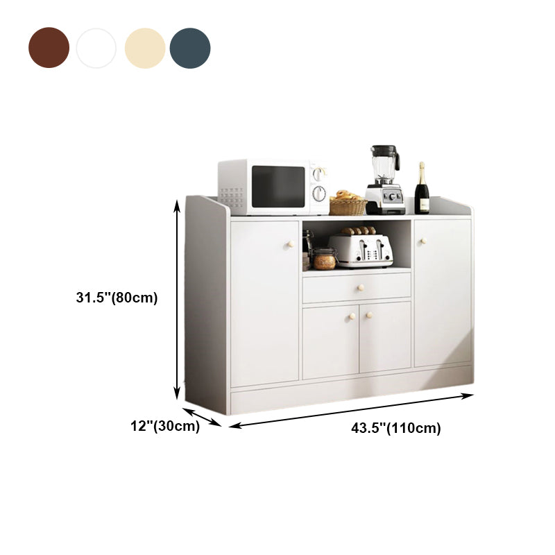 Sideboard del pavimento in legno moderno mobile rettangolo moderno per la casa