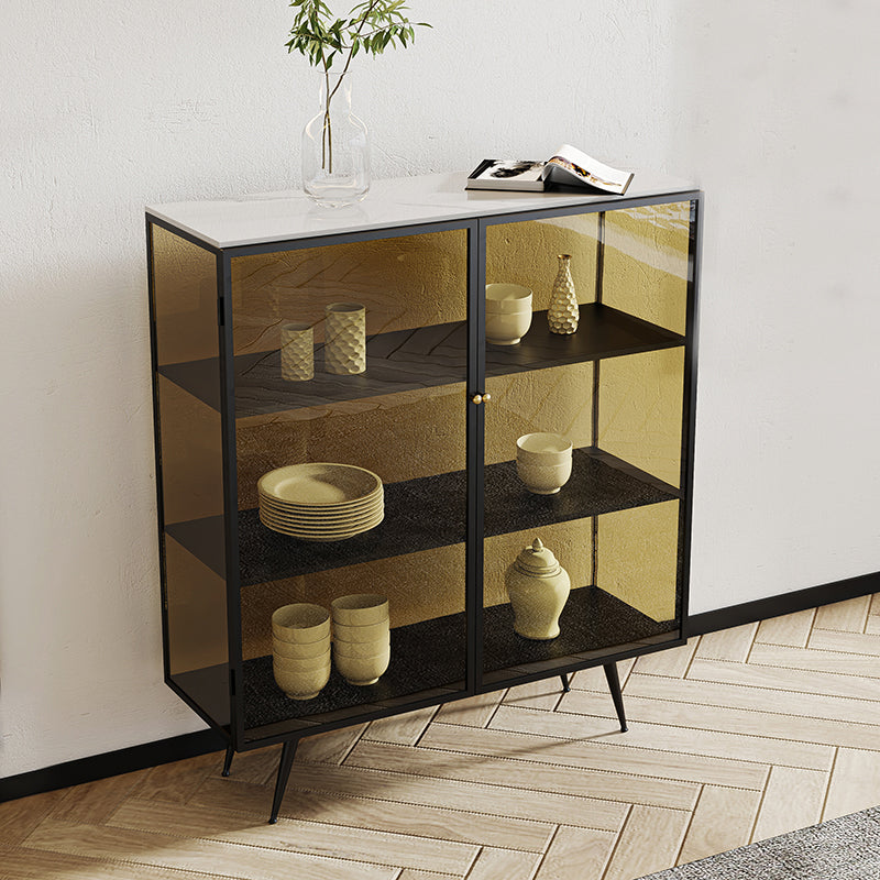 Server a 2 porte in stile Sinterizzazione in pietra sinterizzato per soggiorno per soggiorno