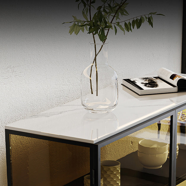 Server a 2 porte in stile Sinterizzazione in pietra sinterizzato per soggiorno per soggiorno