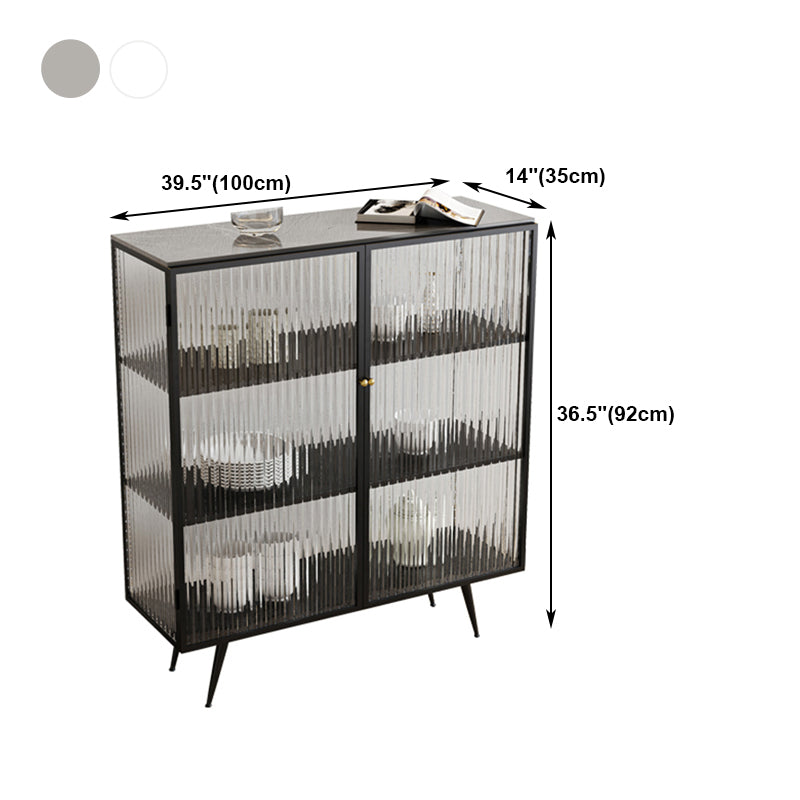 Server a 2 porte in stile Sinterizzazione in pietra sinterizzato per soggiorno per soggiorno
