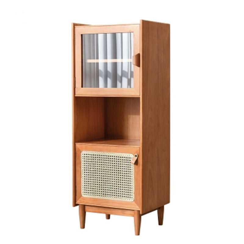 51.18 "H buffet de style contemporain Serveur de restauration en bois massif avec 2 portes