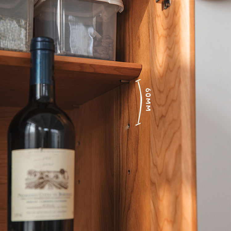 51.18 "H buffet de style contemporain Serveur de restauration en bois massif avec 2 portes