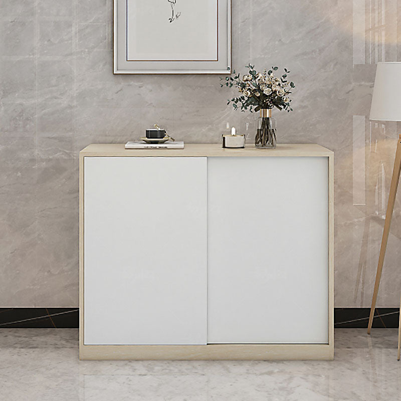 Server di sala da pranzo del server in legno fabbricato contemporaneo con porta e cassetto