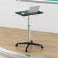 Modern Style Standing Desk Wooden Adjustable Office Desk with Caster Wheels