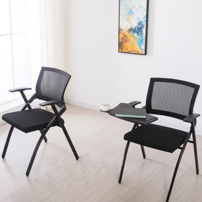 Mesh Mid Back Conference Chair Modern Style Fixed Arms Office Chair Clearhalo 'furn' 'furn_office_chair' 'Furniture' 'Office Chairs' 'Office Furniture' 'office_chair' 5171614