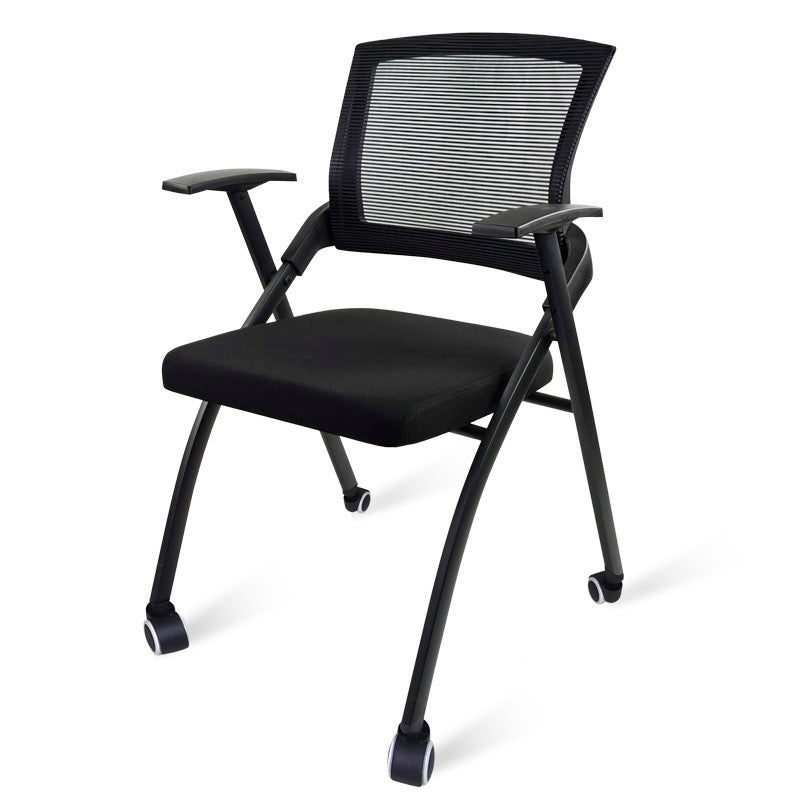 Mesh Mid Back Conference Chair Modern Style Fixed Arms Office Chair Clearhalo 'furn' 'furn_office_chair' 'Furniture' 'Office Chairs' 'Office Furniture' 'office_chair' 5171618