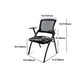 Mesh Mid Back Conference Chair Modern Style Fixed Arms Office Chair Clearhalo 'furn' 'furn_office_chair' 'Furniture' 'Office Chairs' 'Office Furniture' 'office_chair' 5171624