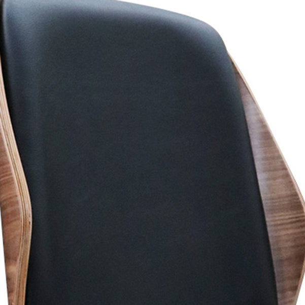 Armless Conference Chair with Chrome Frame Modern Leather Office Chair Clearhalo 'furn' 'furn_office_chair' 'Furniture' 'Office Chairs' 'Office Furniture' 'office_chair' 5171638
