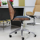 Armless Conference Chair with Chrome Frame Modern Leather Office Chair Clearhalo 'furn' 'furn_office_chair' 'Furniture' 'Office Chairs' 'Office Furniture' 'office_chair' 5171646