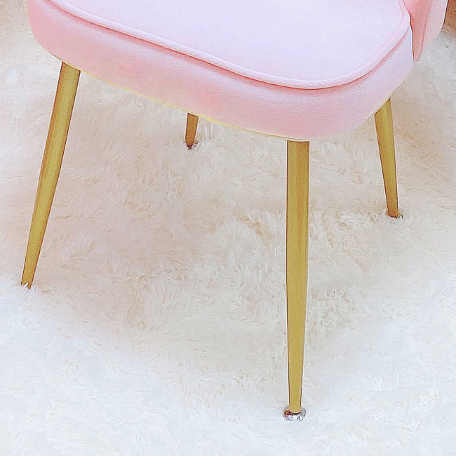 Ergonomic Low-Back Desk Chair Contemporary Upholstered Armless Office Chair Clearhalo 'furn' 'furn_office_chair' 'Furniture' 'Office Chairs' 'Office Furniture' 'office_chair' 5171686