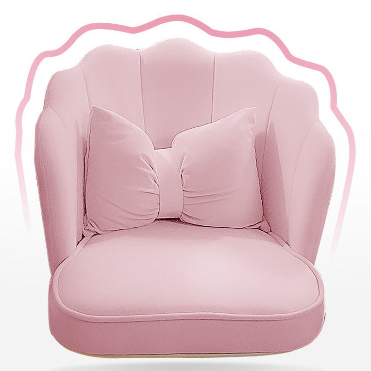 Ergonomic Low-Back Desk Chair Contemporary Upholstered Armless Office Chair Clearhalo 'furn' 'furn_office_chair' 'Furniture' 'Office Chairs' 'Office Furniture' 'office_chair' 5171690