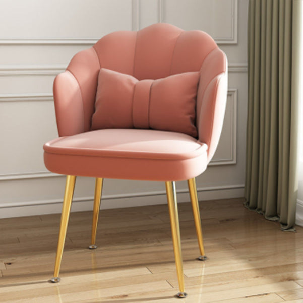 Ergonomic Low-Back Desk Chair Contemporary Upholstered Armless Office Chair Clearhalo 'furn' 'furn_office_chair' 'Furniture' 'Office Chairs' 'Office Furniture' 'office_chair' 5171694