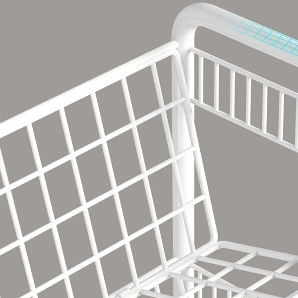 Libreria di libreria in metallo in metallo contemporaneo per ufficio