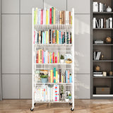 Libreria di libreria in metallo in metallo contemporaneo per ufficio