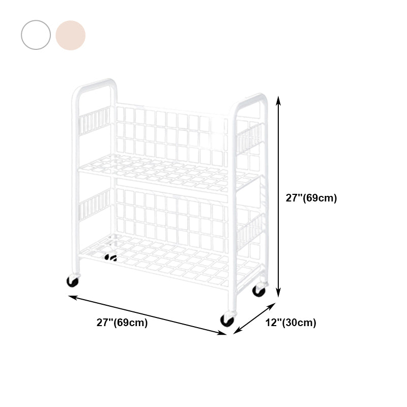 Libreria di libreria in metallo in metallo contemporaneo per ufficio