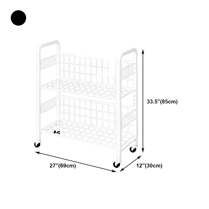 Libreria di libreria in metallo in metallo contemporaneo per ufficio