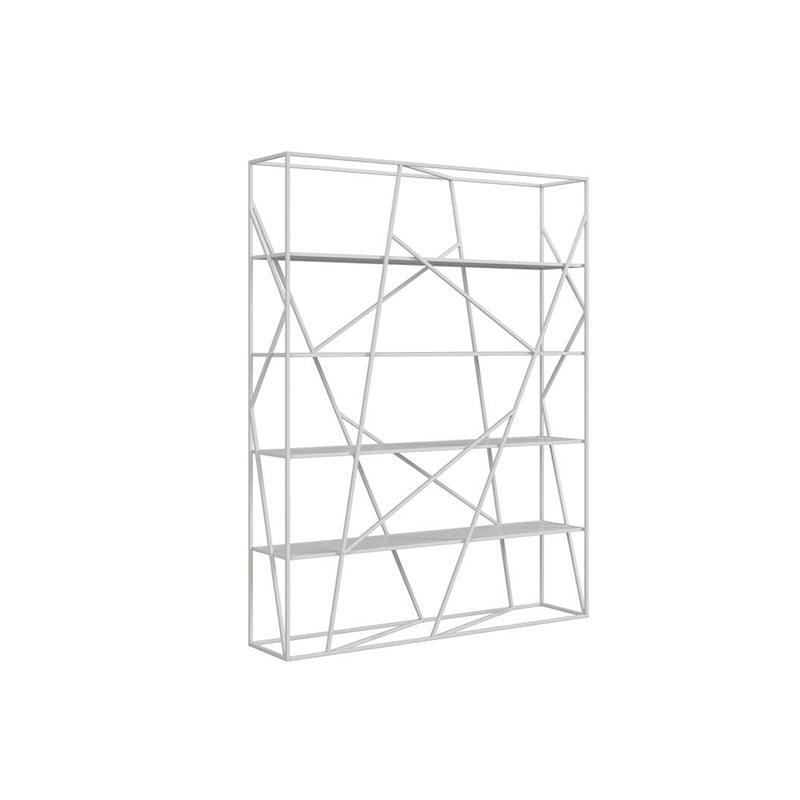 Libreria standard verticale in metallo in stile contemporaneo.