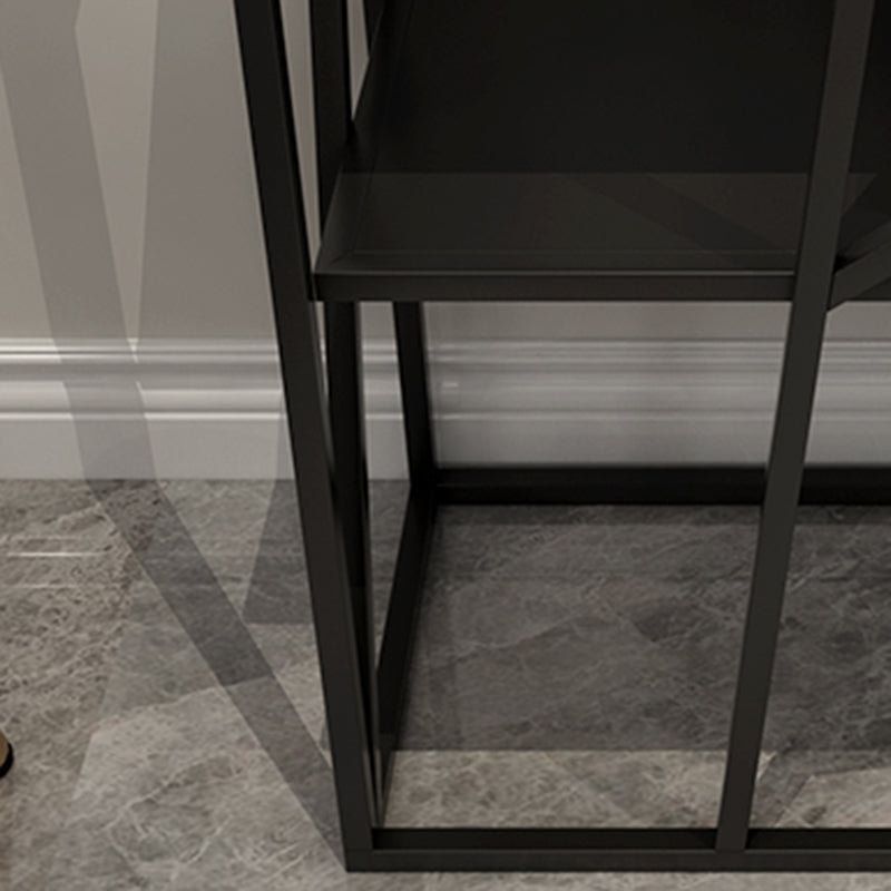 Estantería vertical de metal estante contemporáneo estante de espalda abierta