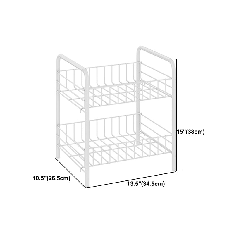 Moderne stijl boekenplank wit open metalen achter metalen boekenkast met caster wielen